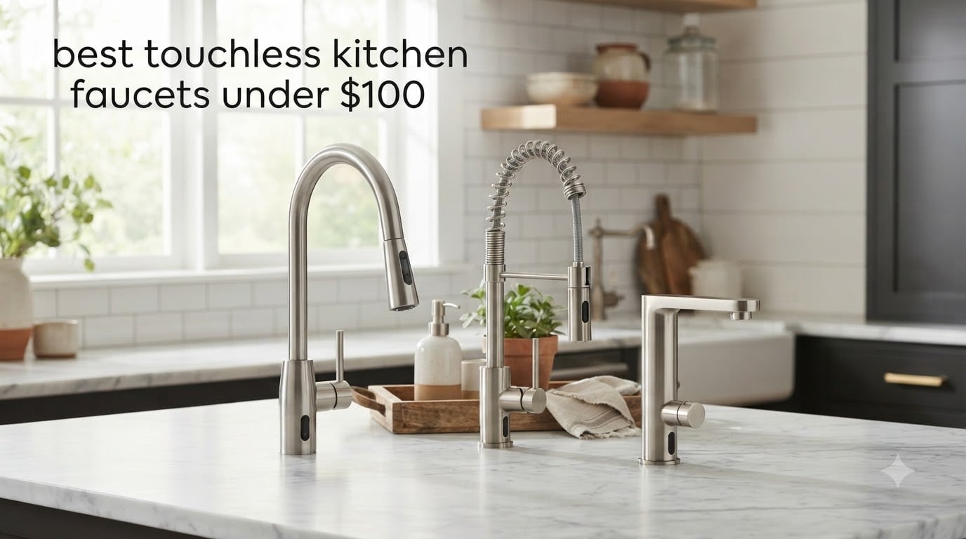 best touchless kitchen faucets under $100