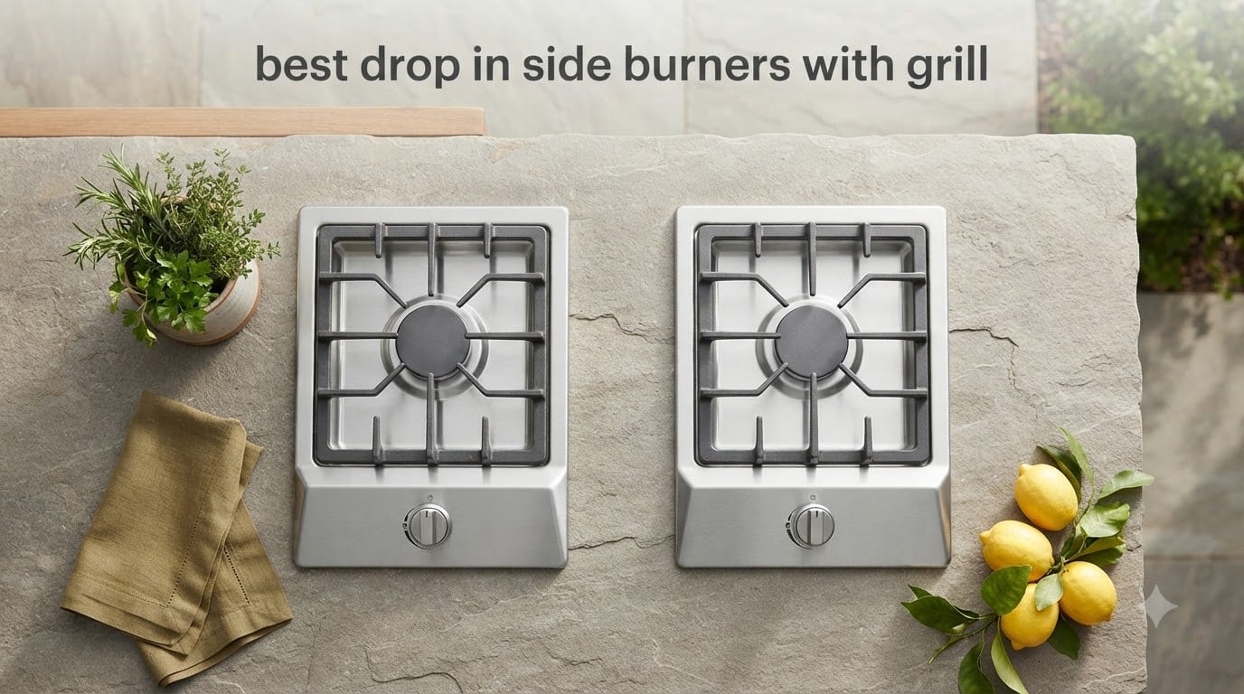 best drop in side burners with grill