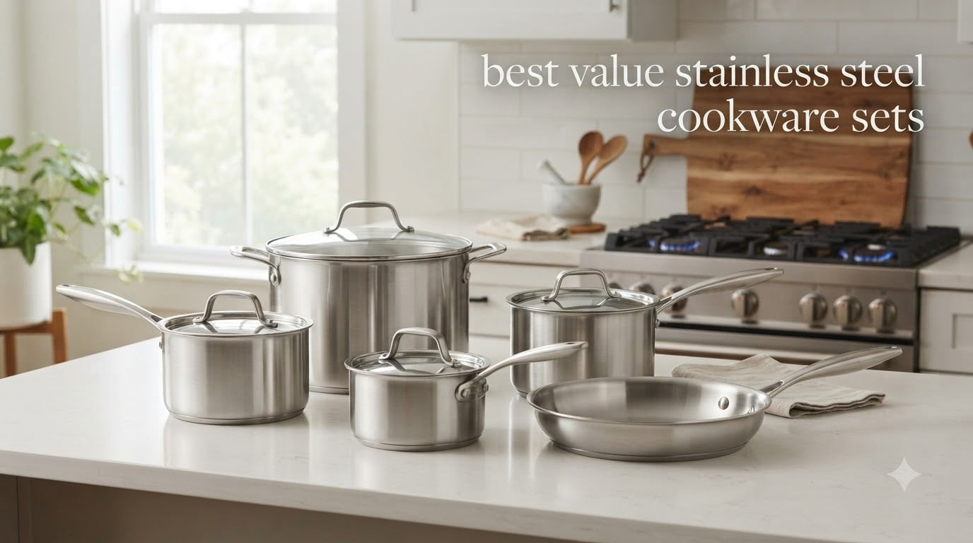 best value stainless steel cookware sets