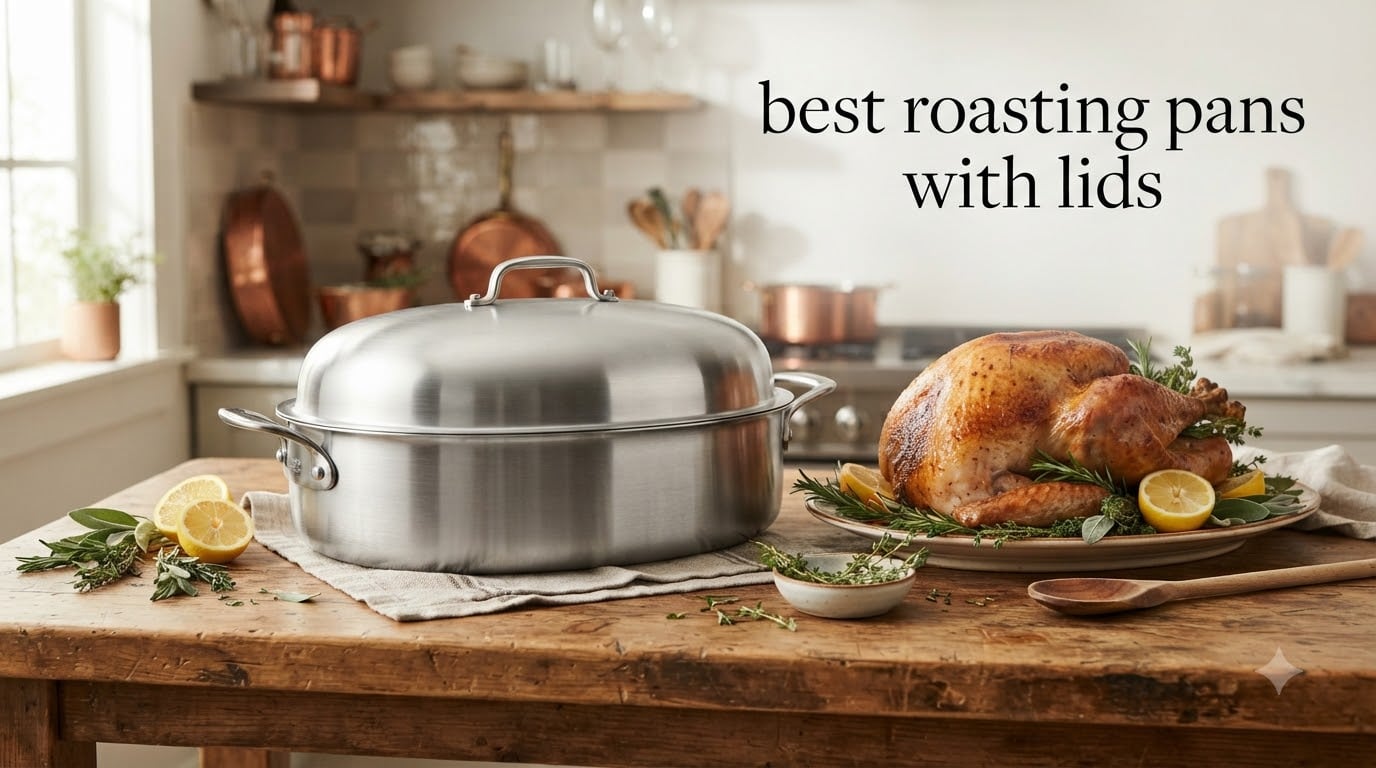 best roasting pans with lids