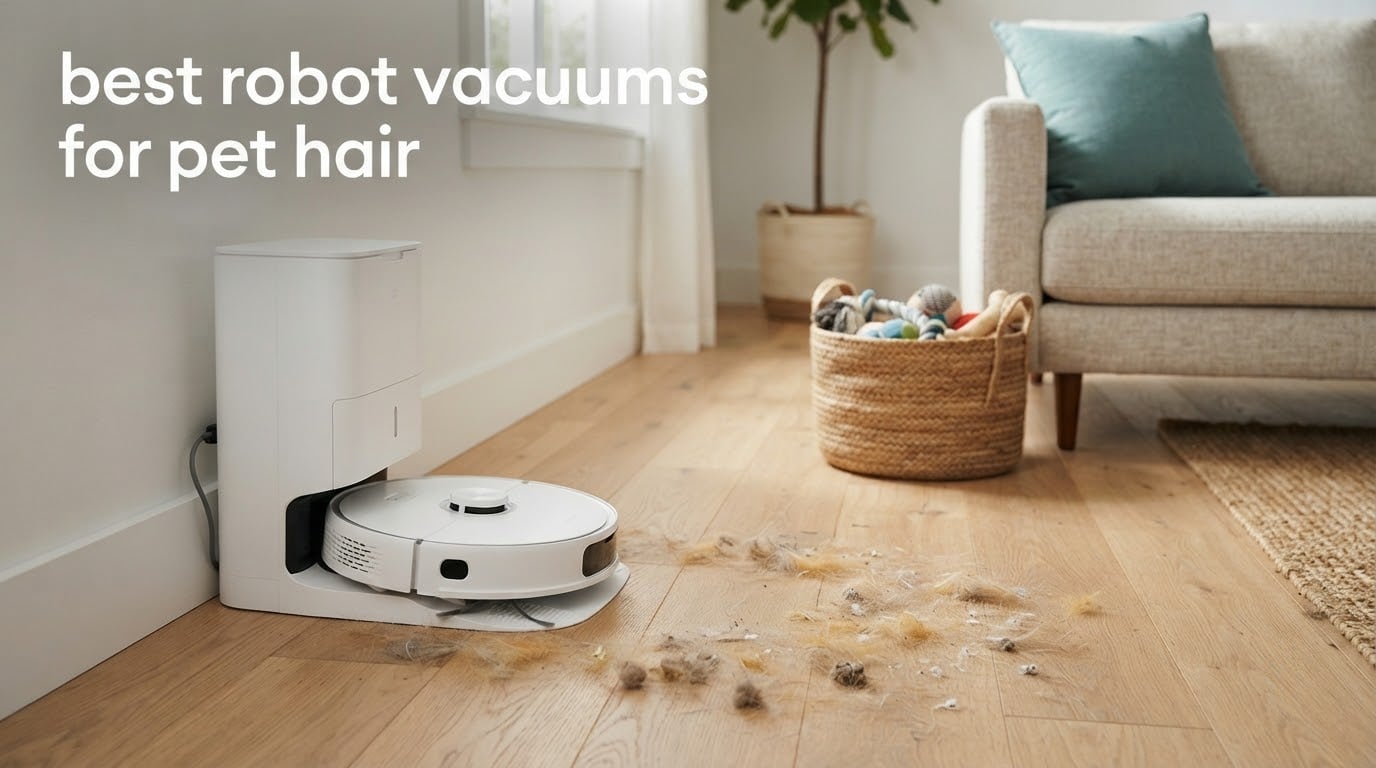 best robot vacuums for pet hair