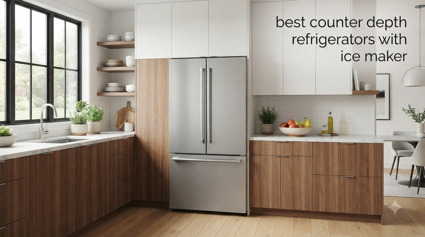 best counter depth refrigerators with ice maker