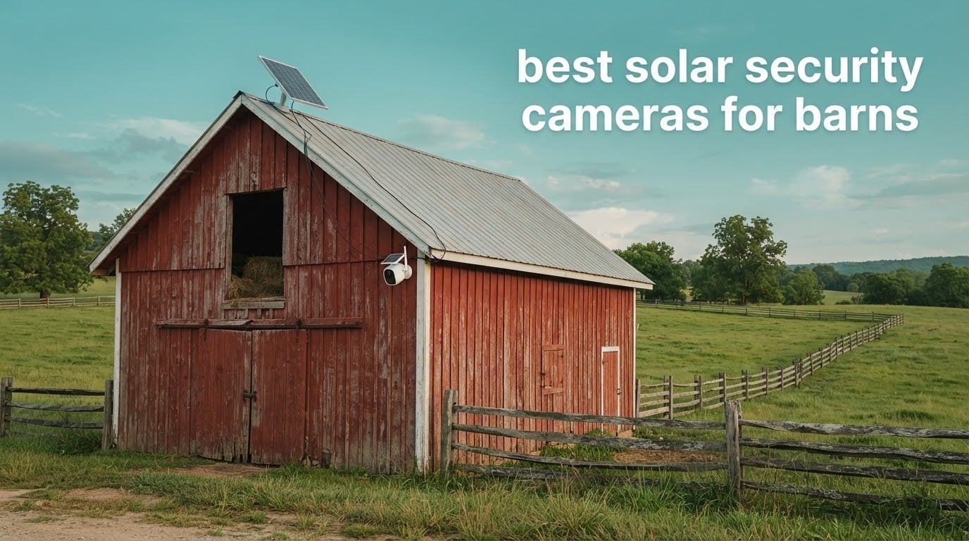 best solar security cameras for barns