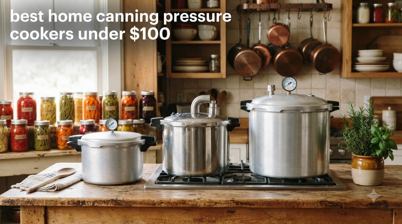 best home canning pressure cookers under $100