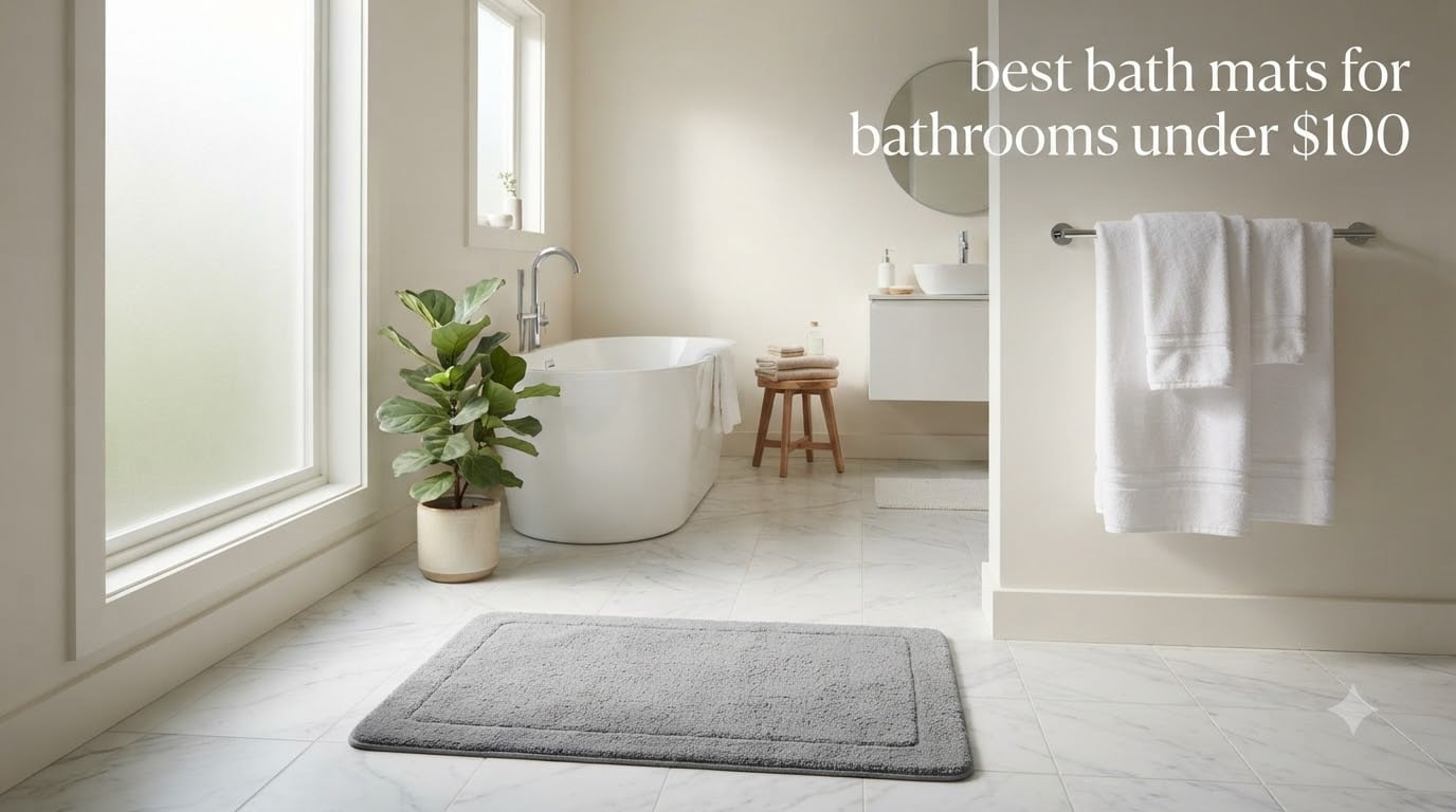 best bath mats for bathrooms under $100