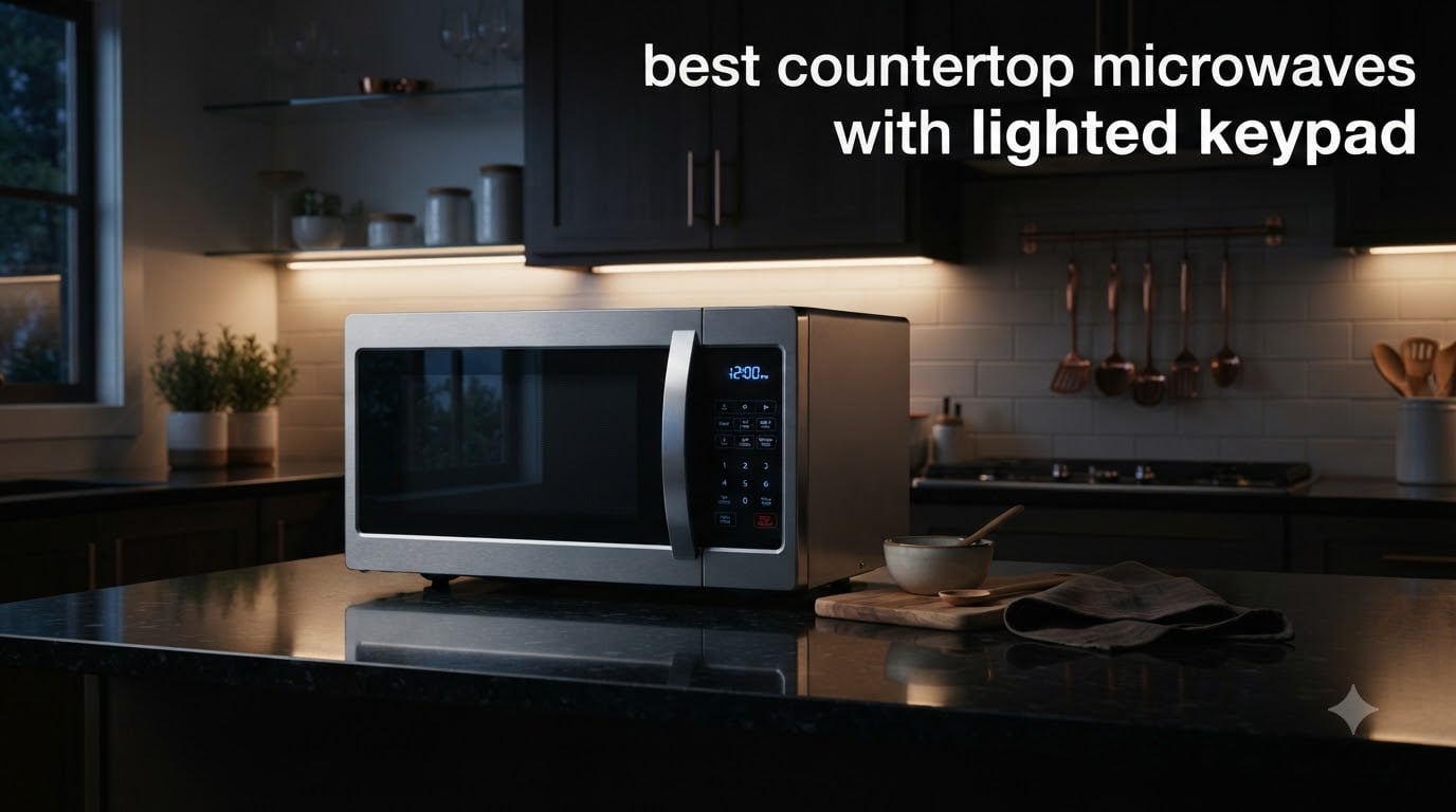 best countertop microwaves with lighted keypad