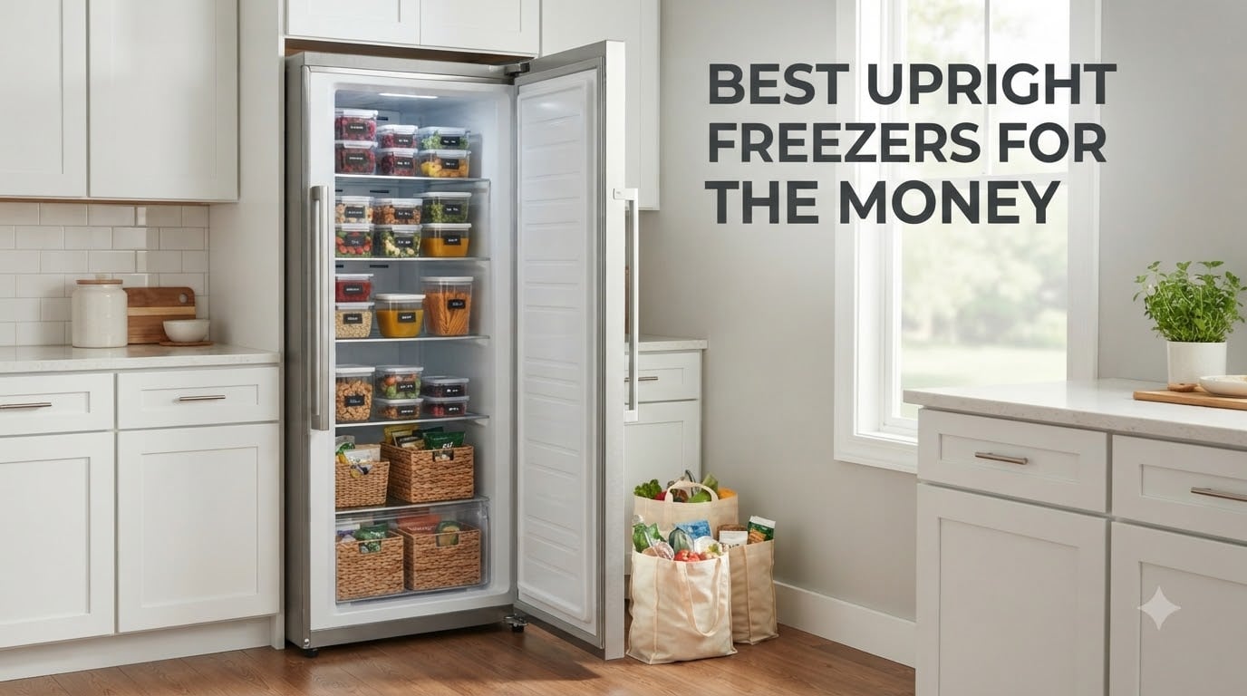 best upright freezers for the money