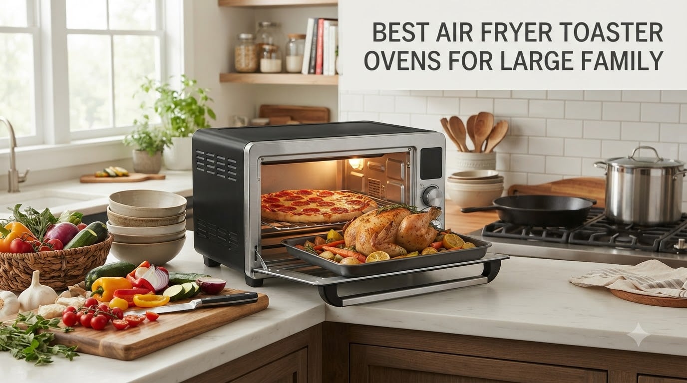 best air fryer toaster ovens for large family