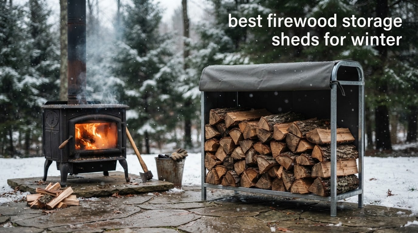 best firewood storage sheds for winter