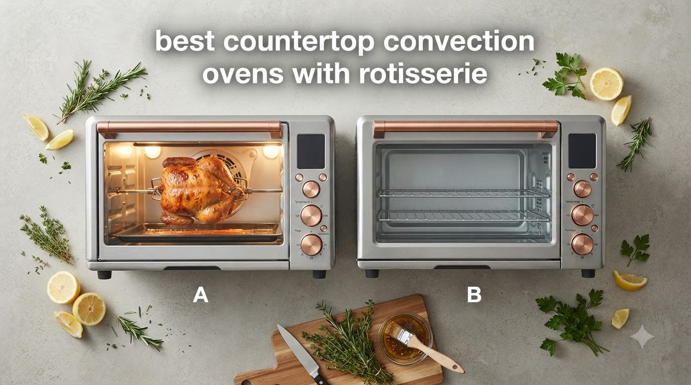 best countertop convection ovens with rotisserie