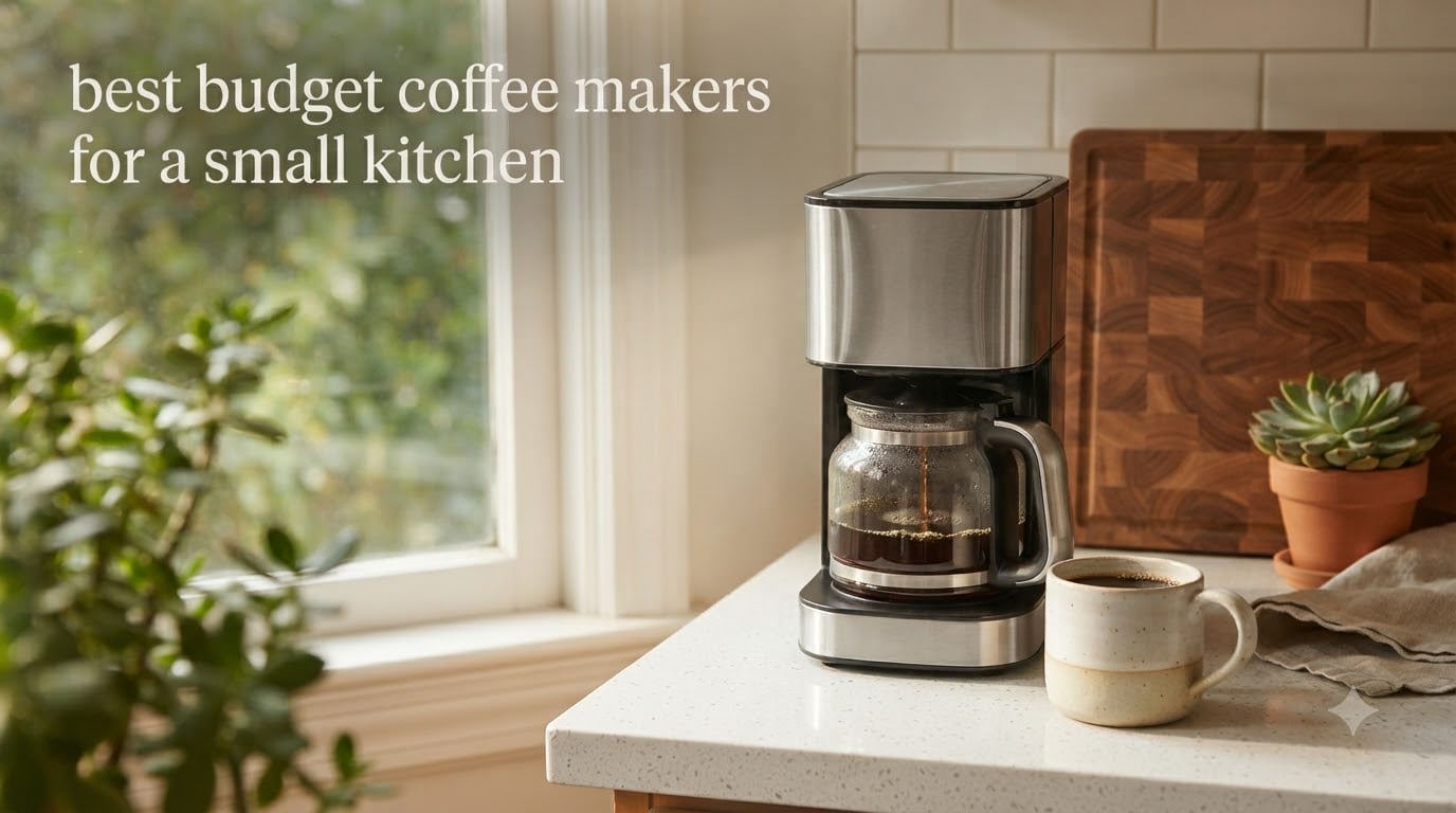 best budget coffee makers for a small kitchen