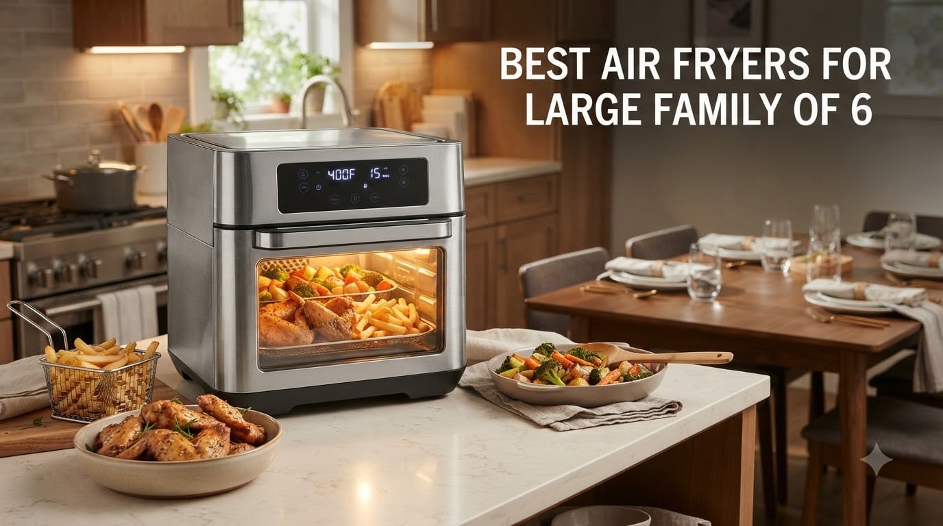 best air fryers for large family of 6