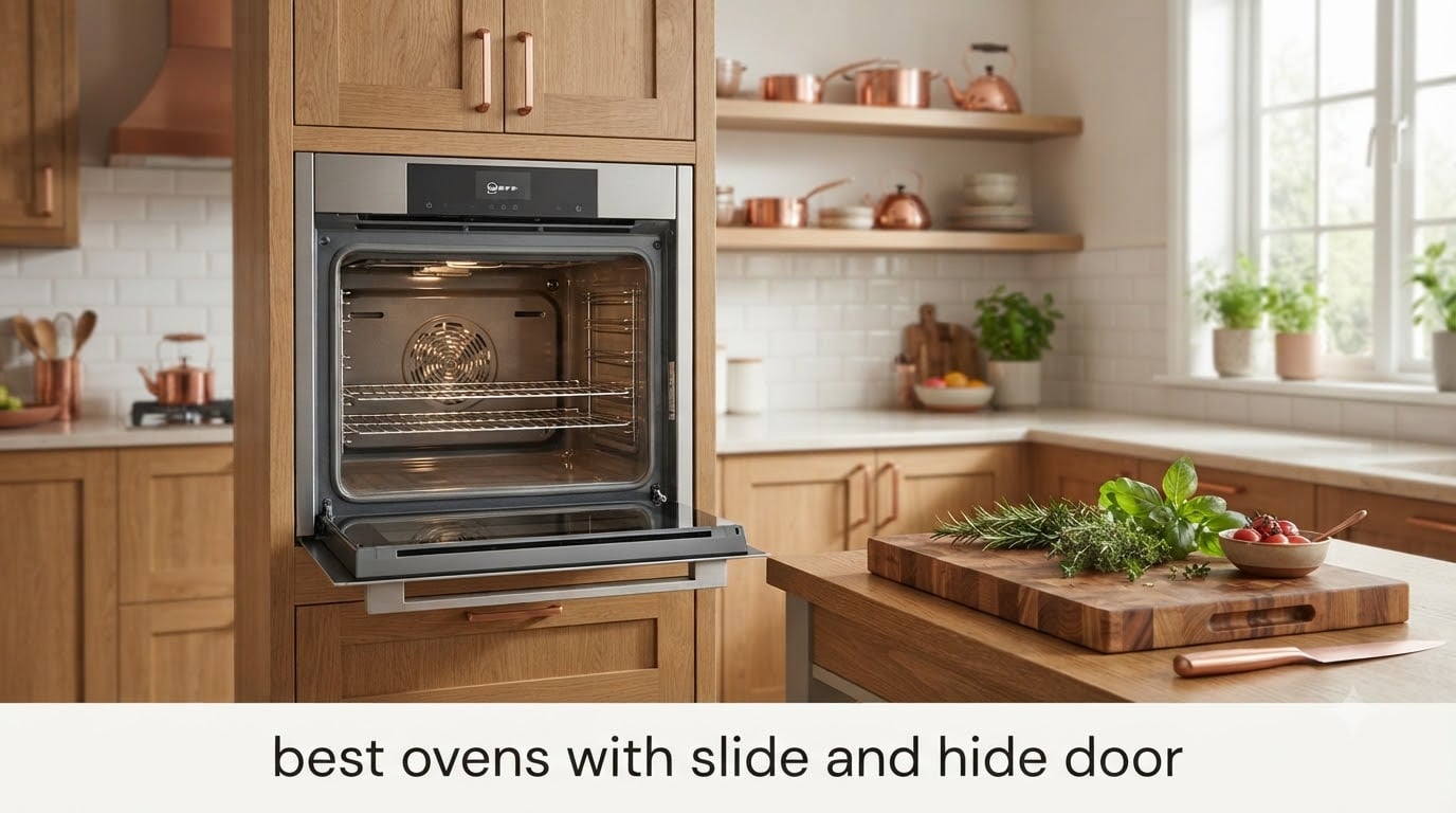 best ovens with slide and hide door