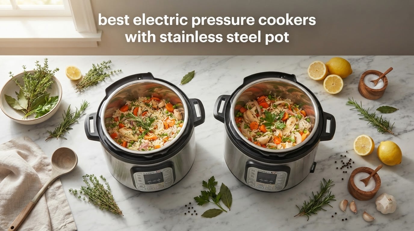 best electric pressure cookers with stainless steel pot