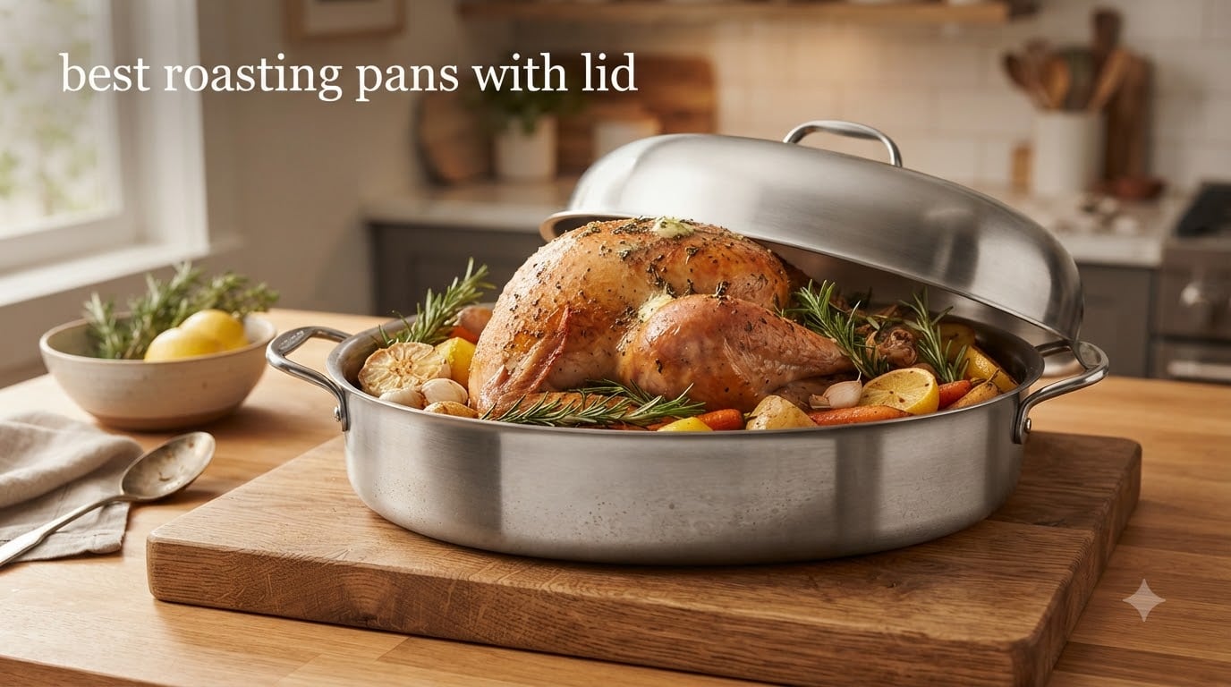 best roasting pans with lid
