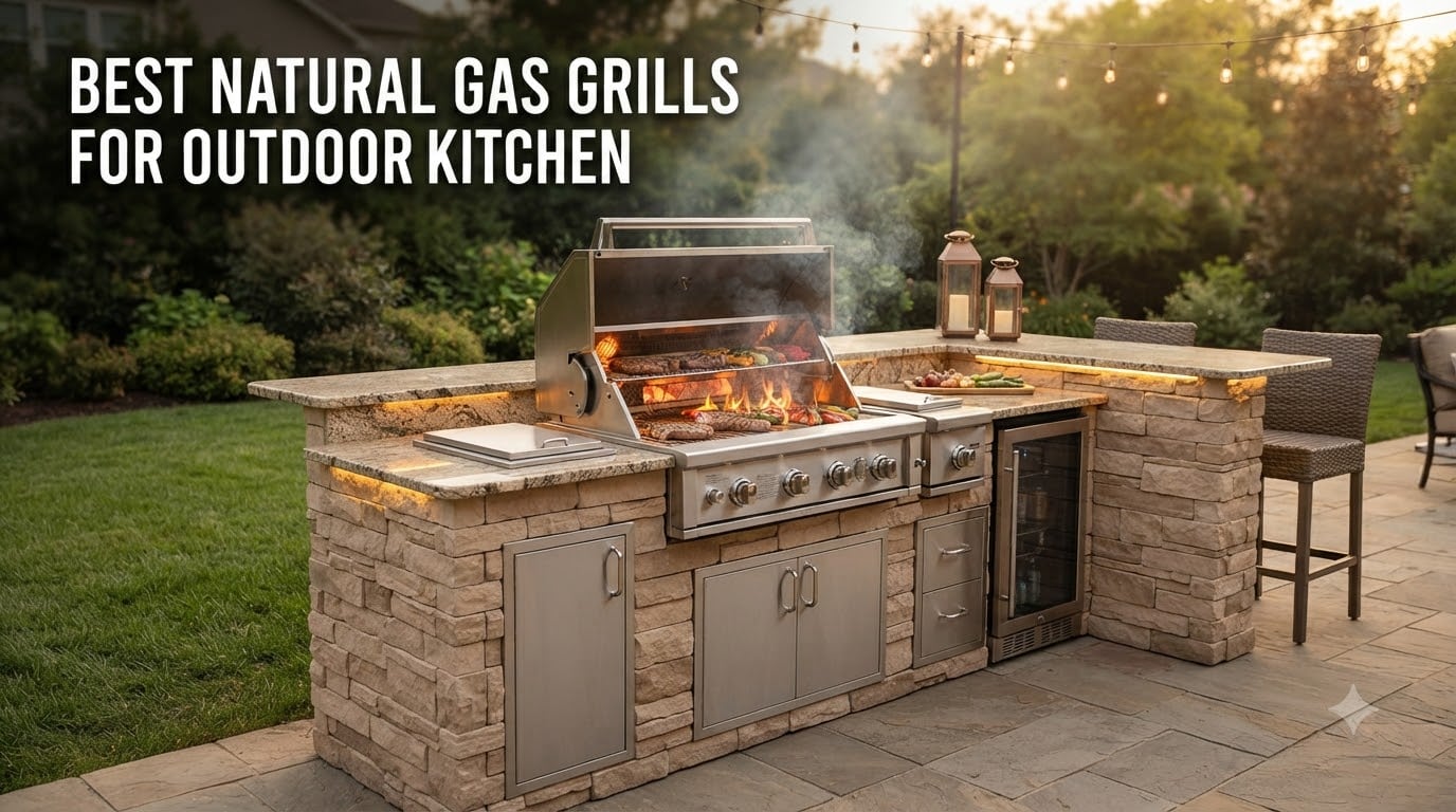 best natural gas grills for outdoor kitchen