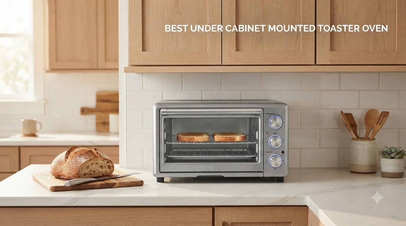 best under cabinet mounted toaster oven