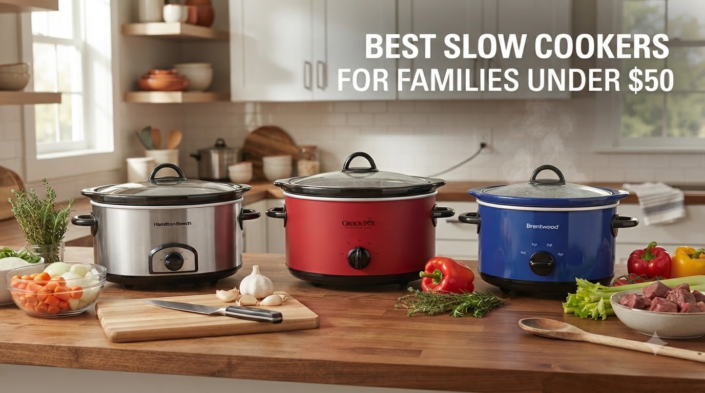 best slow cookers for families under $50