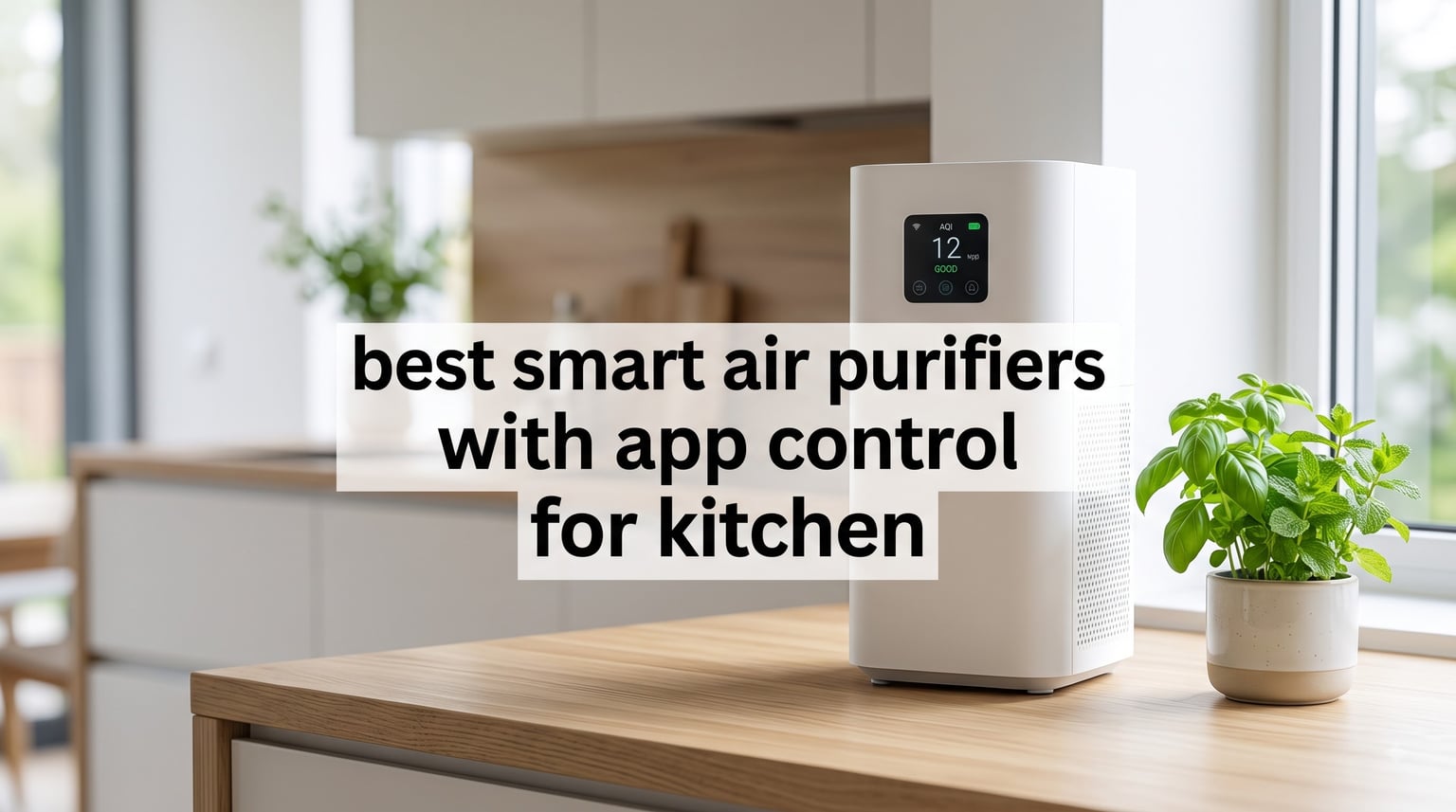 best smart air purifiers with app control for kitchen