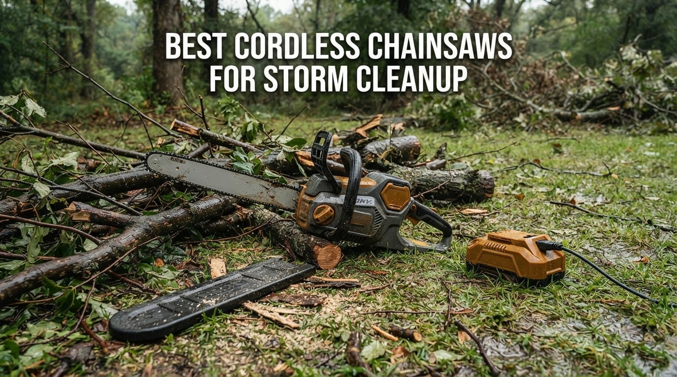 best cordless chainsaws for storm cleanup