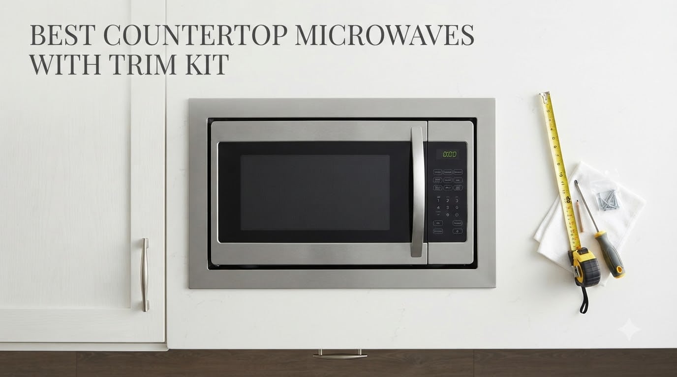 best countertop microwaves with trim kit
