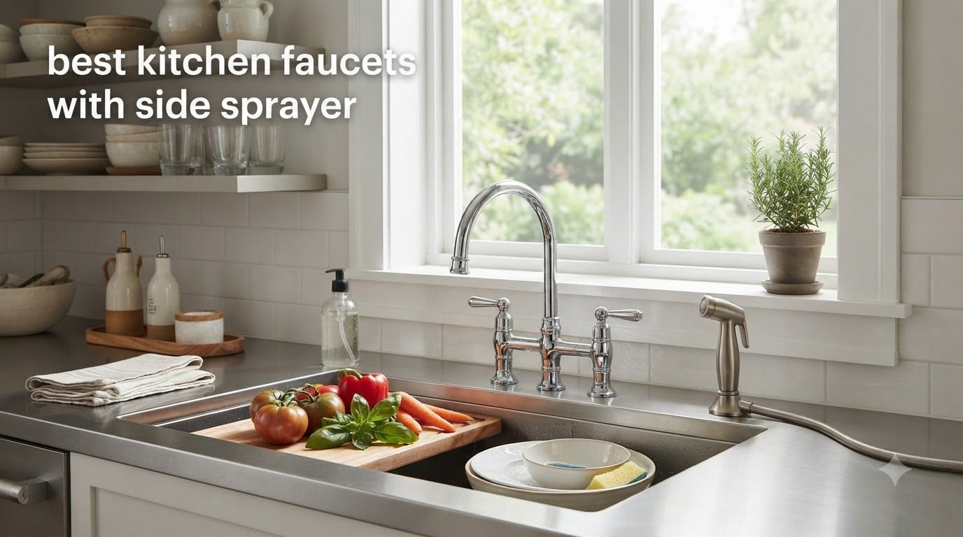 best kitchen faucets with side sprayer