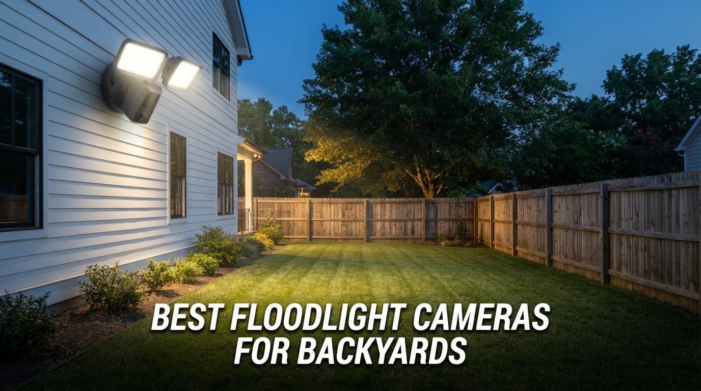 best floodlight cameras for backyards