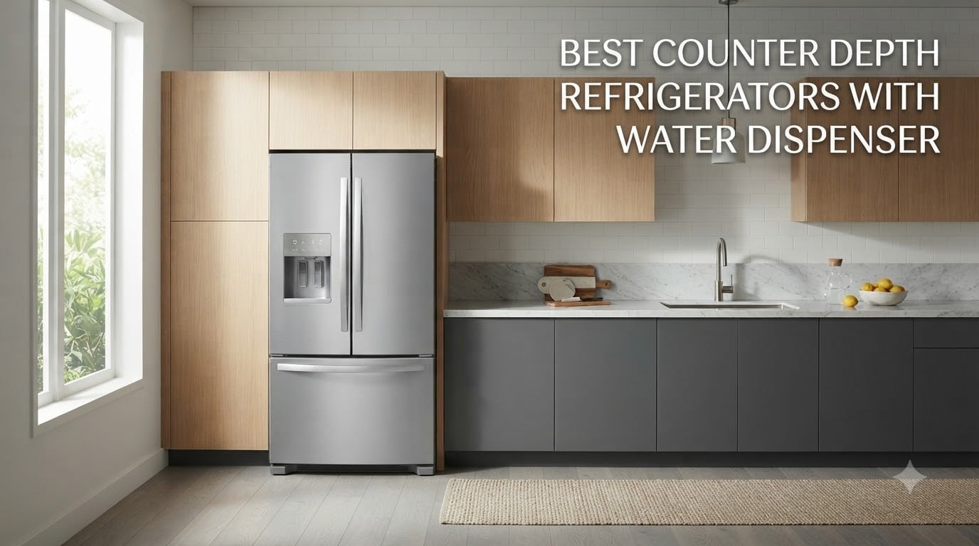 best counter depth refrigerators with water dispenser