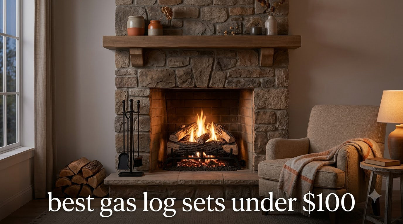 best gas log sets under $100