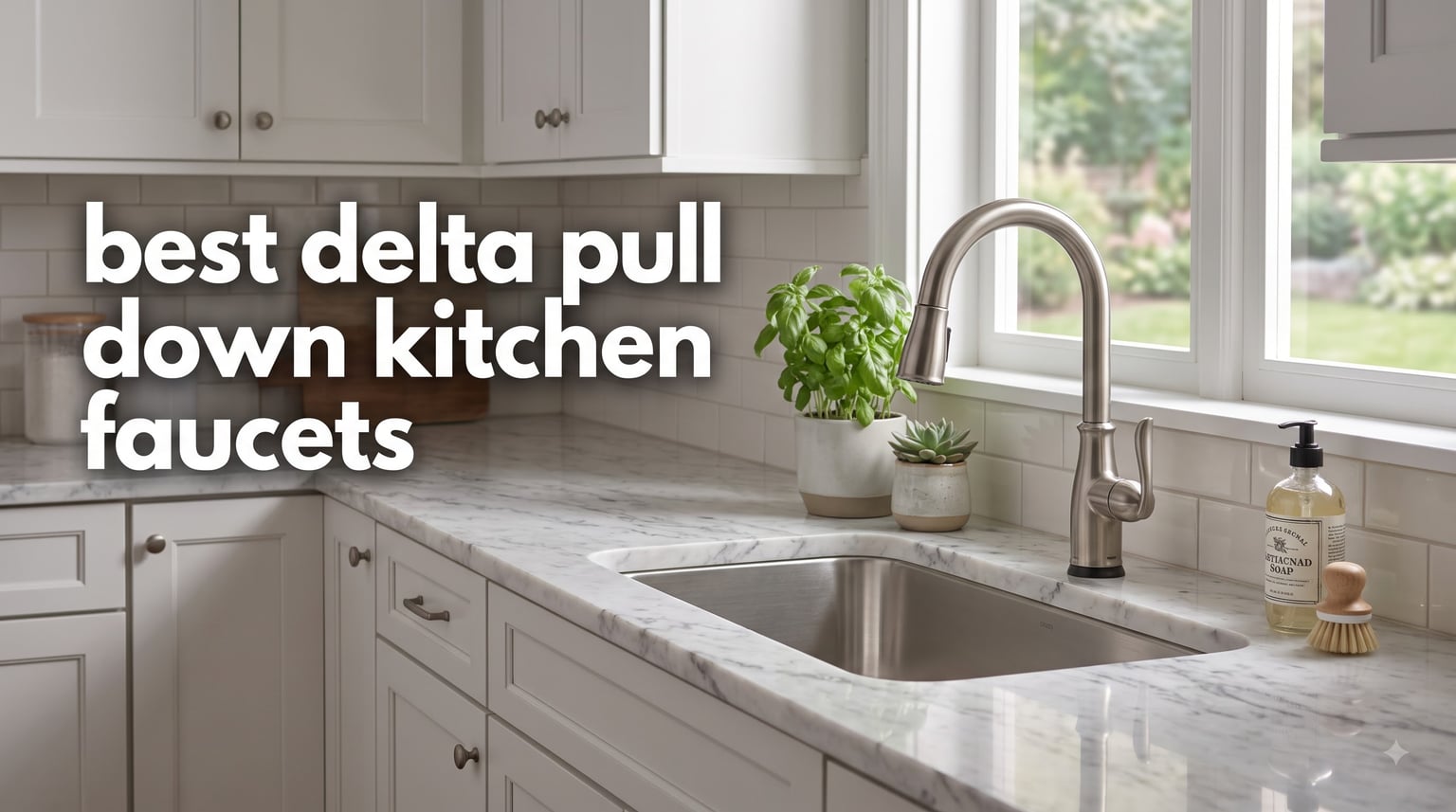 best delta pull down kitchen faucets