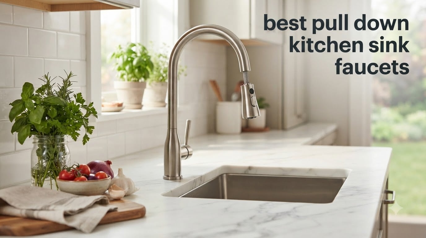 best pull down kitchen sink faucets