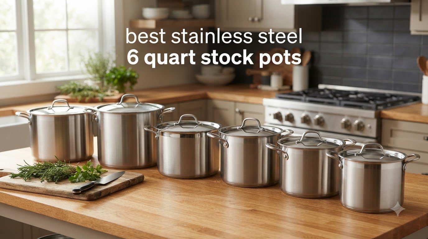 best stainless steel 6 quart stock pots