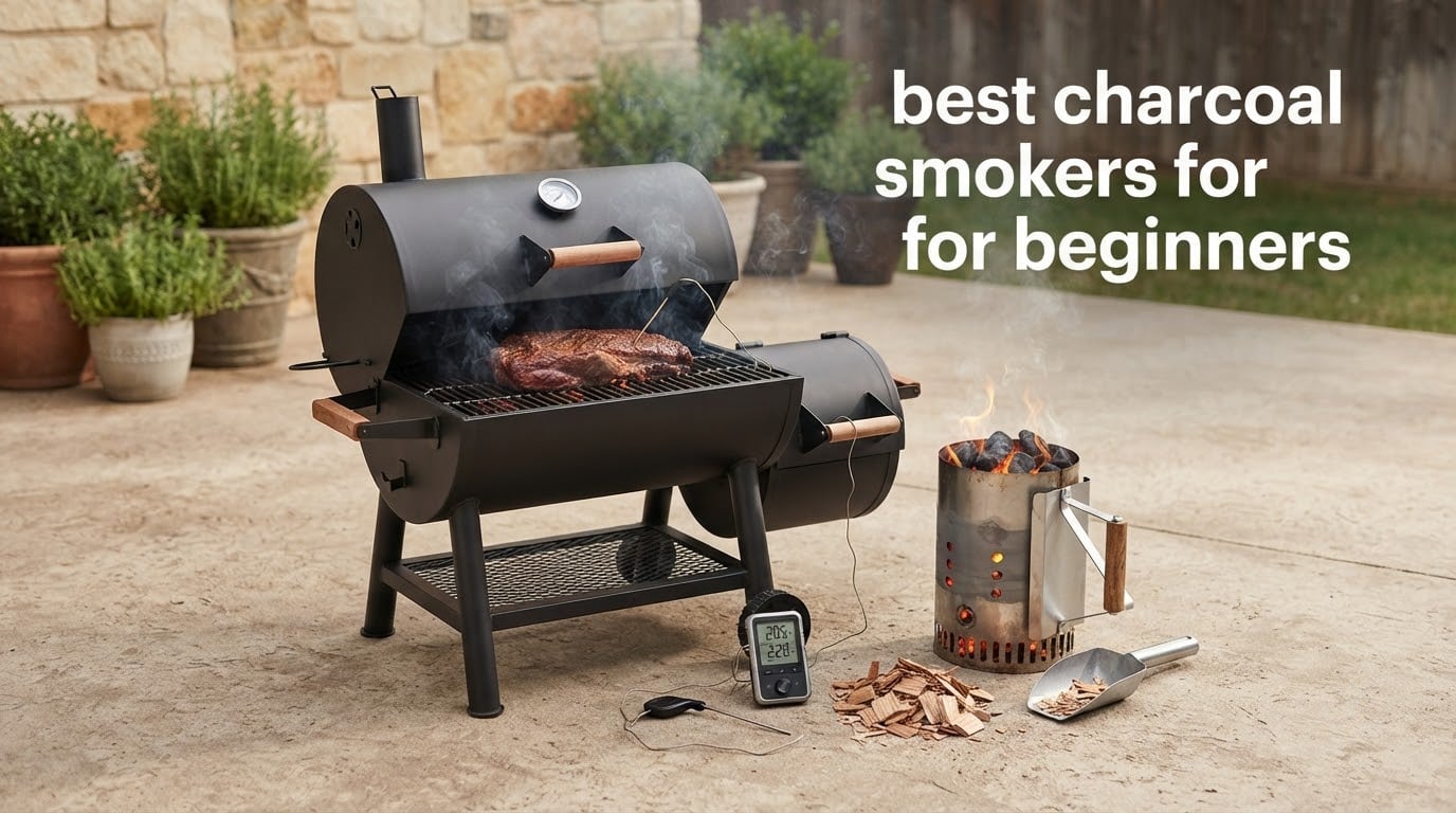 best charcoal smokers for beginners