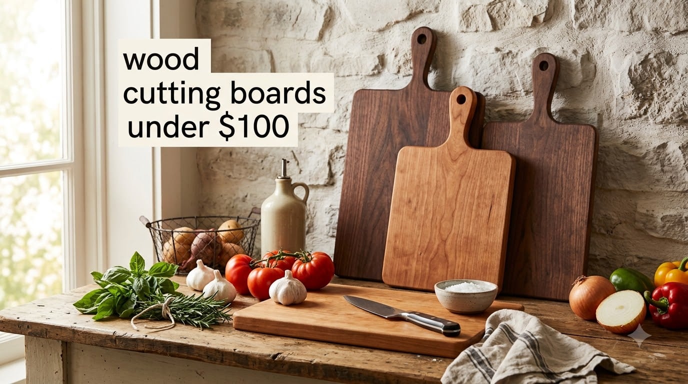 best wood cutting boards under $100