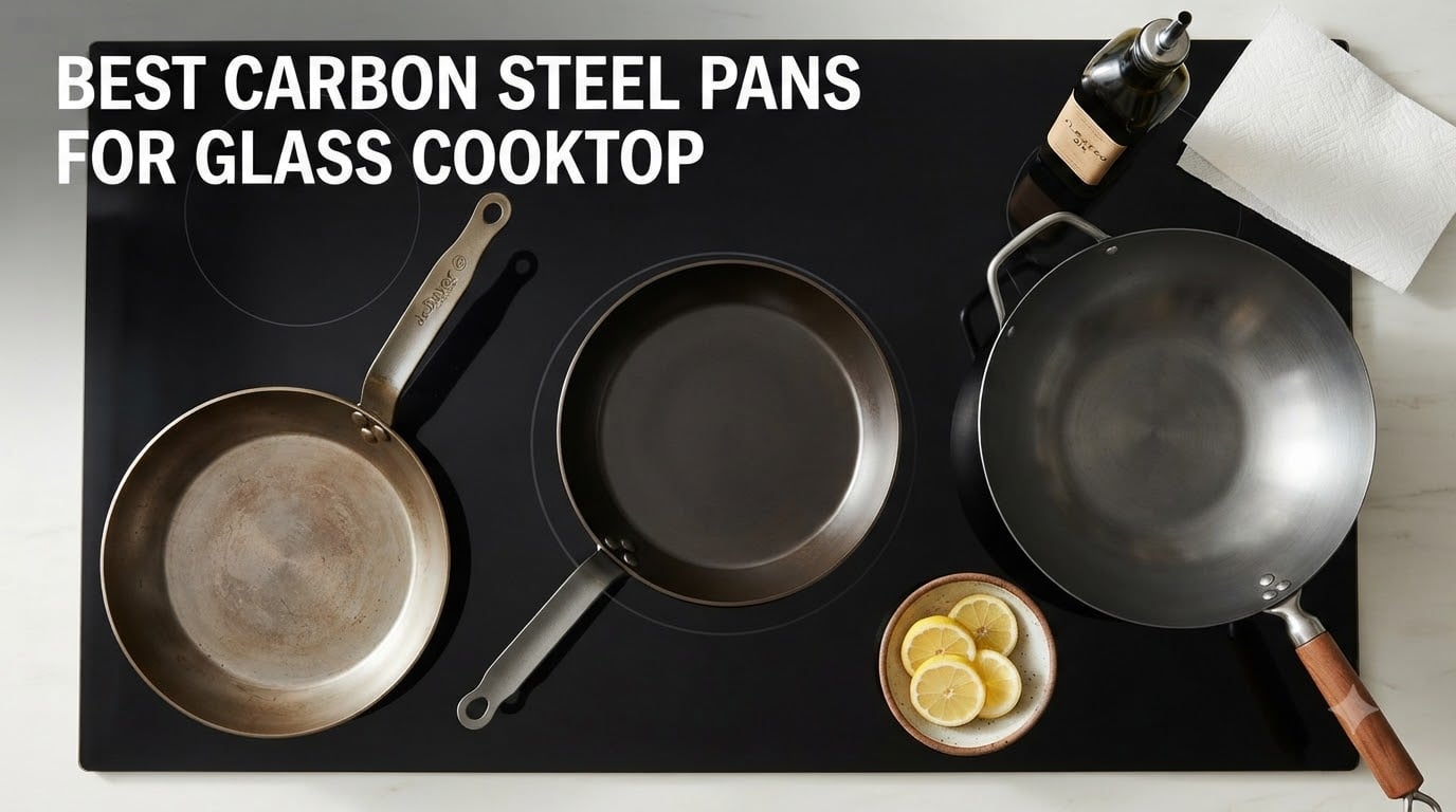best carbon steel pans for glass cooktop