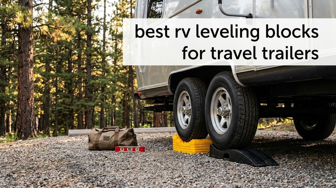 best rv leveling blocks for travel trailers