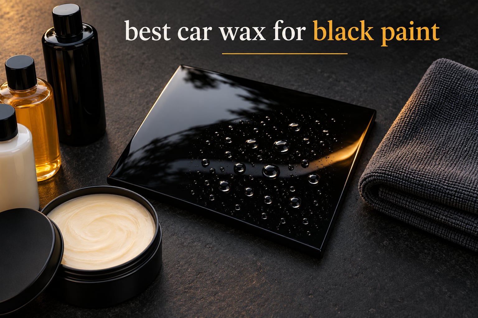 best car wax for black paint