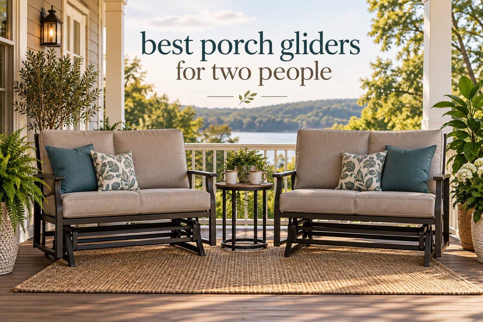 best porch gliders for two people