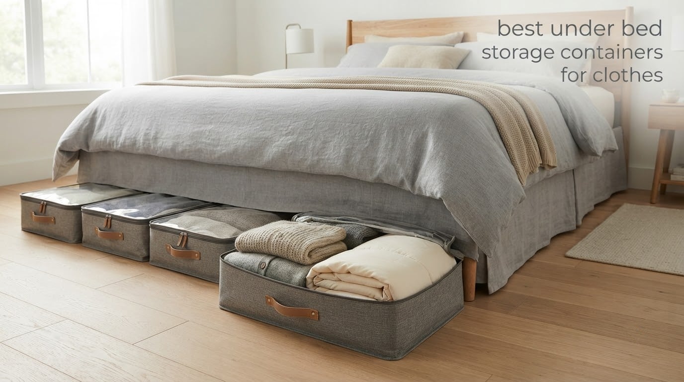 best under bed storage containers for clothes