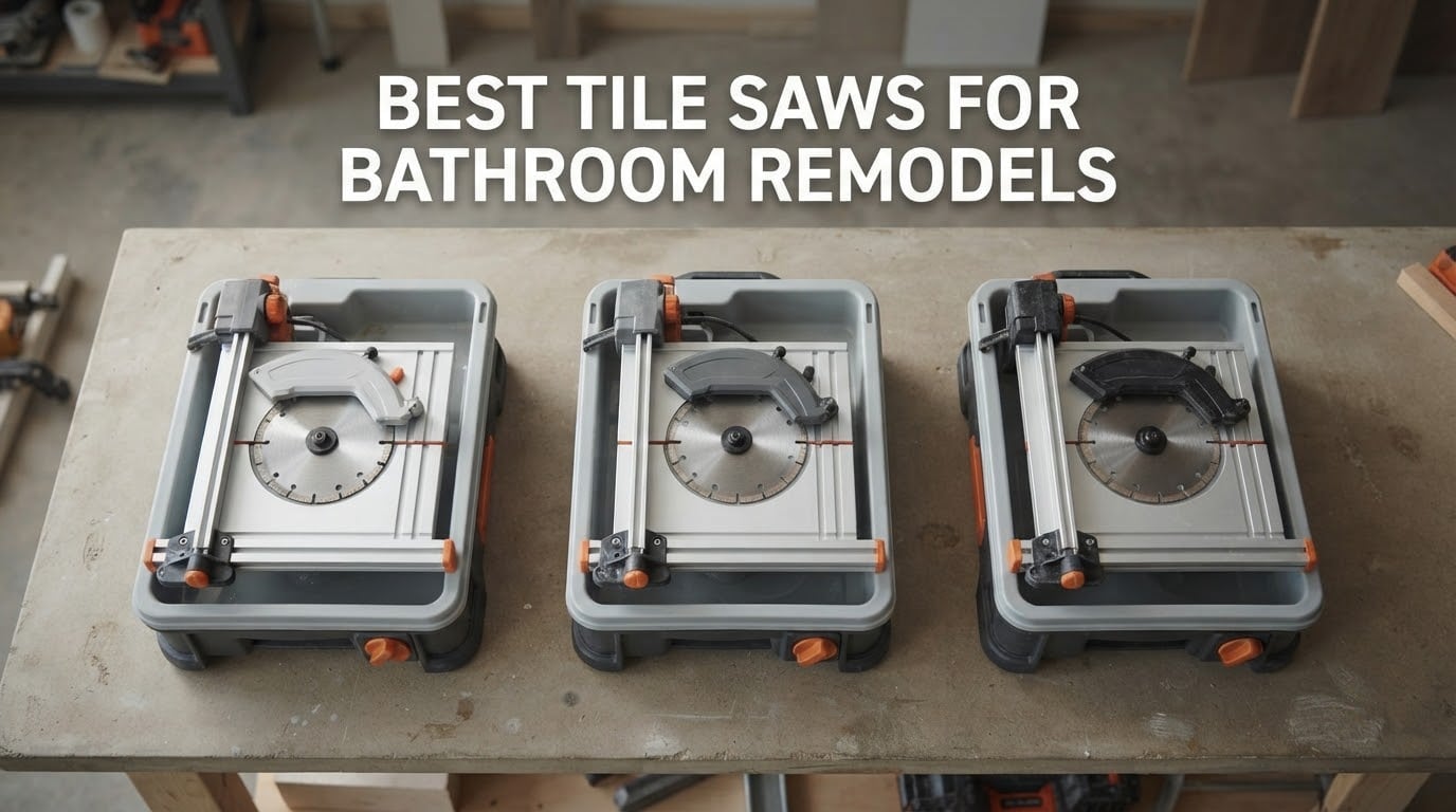 best tile saws for bathroom remodels