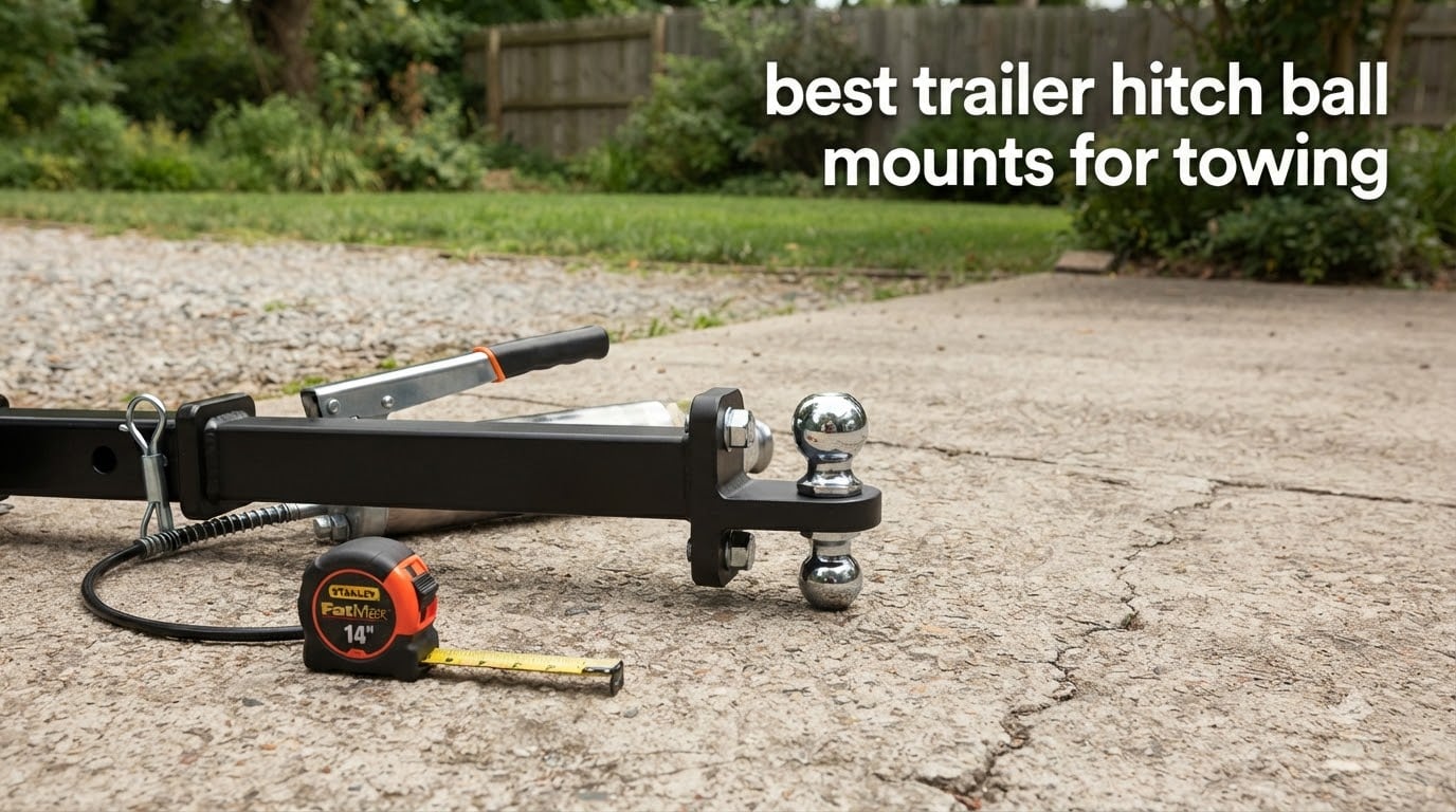 best trailer hitch ball mounts for towing