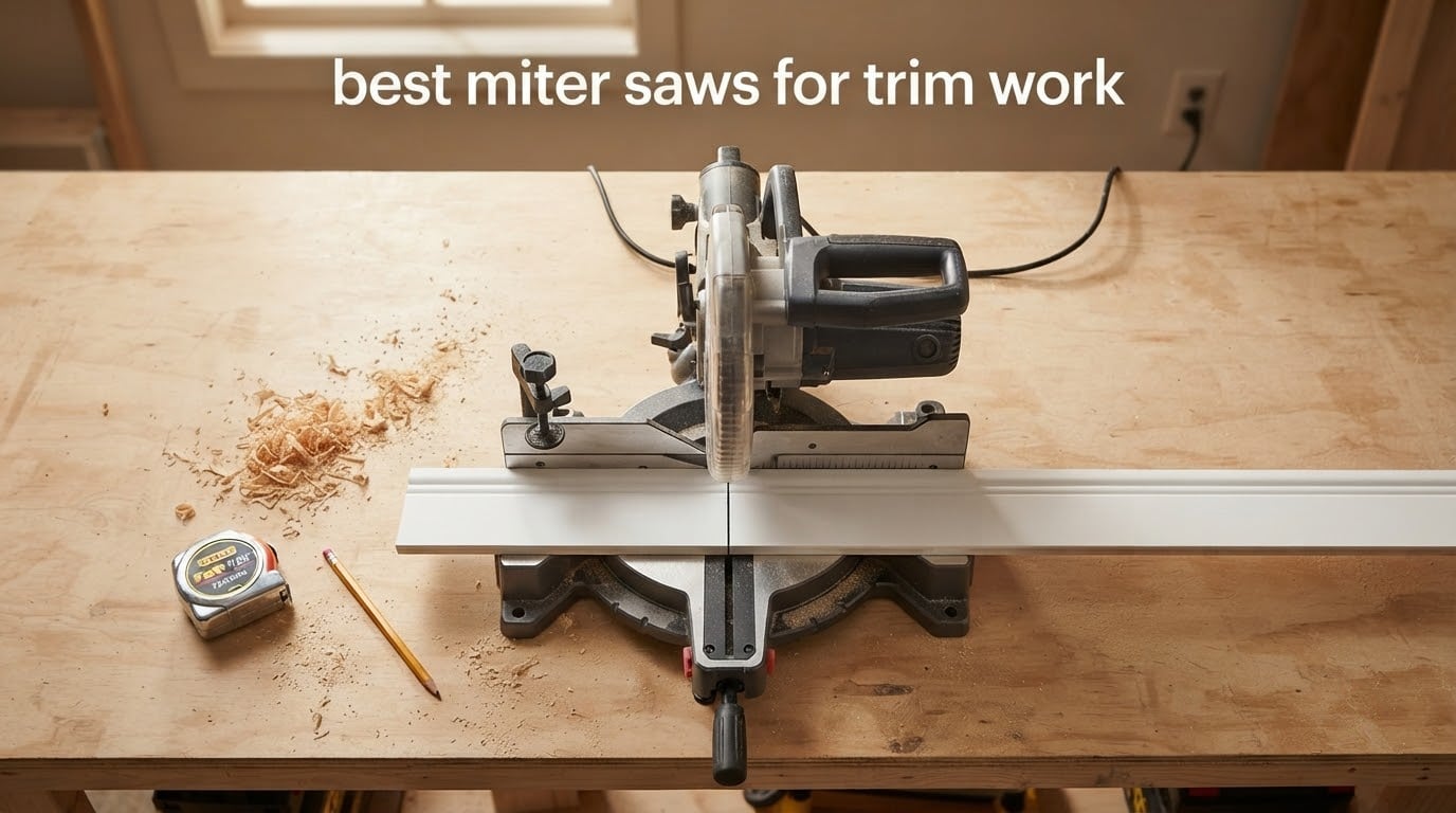 best miter saws for trim work