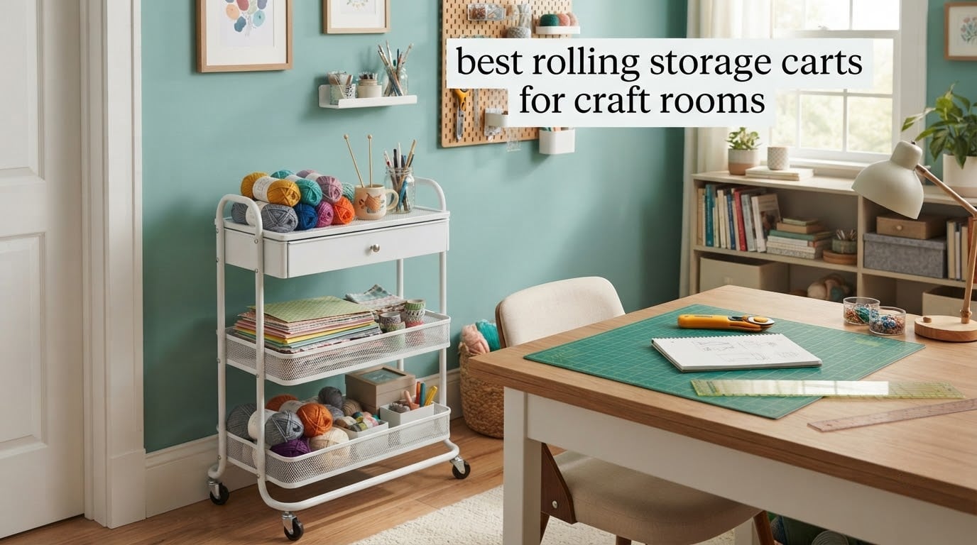 best rolling storage carts for craft rooms
