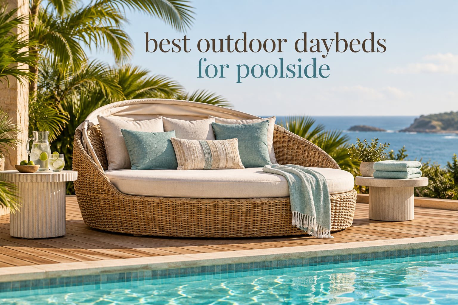 best outdoor daybeds for poolside