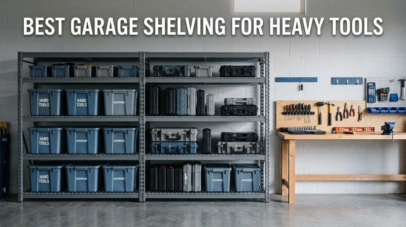 best garage shelving for heavy tools