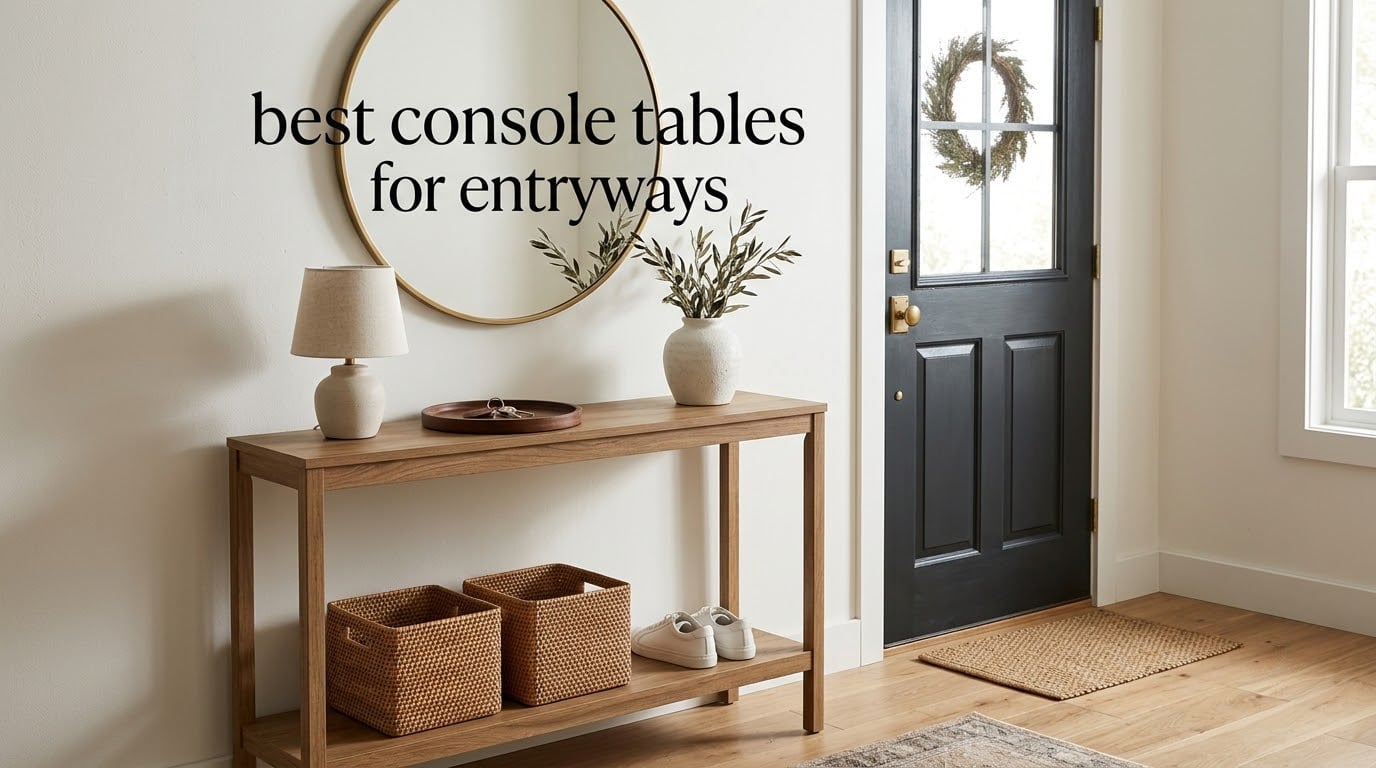 best console tables for entryways